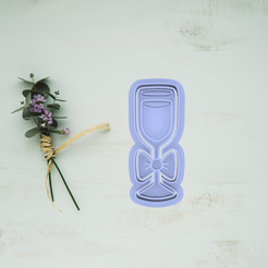 Casa.png STL file Glass Wedding Cookie Cutter・Design to download and 3D print
