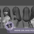 face-turn.png Anime Girl Body Base