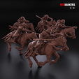 LLCS) f @ Death Division - Cavalry of the Imperial Force. Dynamic poses.