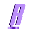 R, Avengers Logo.STL Avengers Rotating Logo
