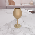 untitled4.png 3D Wine Glass Set Decor with Stl Files & 3D Printing, Wine Glass Gift, Art Glass, 3D Printed Decor, Glass Print, Ready To Print