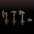 evildwarfMelee_HandWeapons.png 邪恶矮人近战套件 28mm