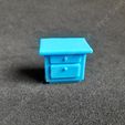20240405_103131_1.jpg MINIATURE TWO DRAWER BEDSIDE TABLE - MINIATURE FURNITURE 1:24 SCALE