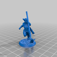 Leaping_Barbarian.png Free 3D file Pathfinder/DnD Minis・Template to download and 3D print