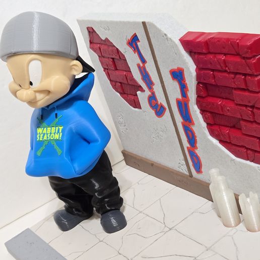 20250215_165118.jpg Elmer Fudd Urban Scene (Base Only)