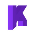 K.stl Letters and Numbers BATMAN FOREVER Letters and Numbers | Logo
