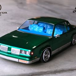 oldsmobile-cutlass-rc-body-lexan-lowrider-car-4.jpg STL-Datei OLDSMOBILE CUTLASS RC LEXAN KÖRPER 3D DRUCKTEILE kostenlos・3D-druckbare Vorlage zum herunterladen