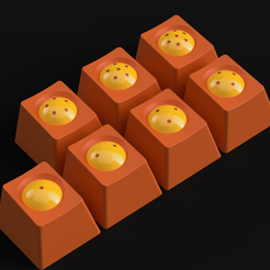 dbzkeys_all_2023-Mar-24_09-01-54AM-000_CustomizedView28766038050.png Fichier STL Capuchons de touches inspirés de Dragon Ball - tous les sept・Modèle pour imprimante 3D à télécharger