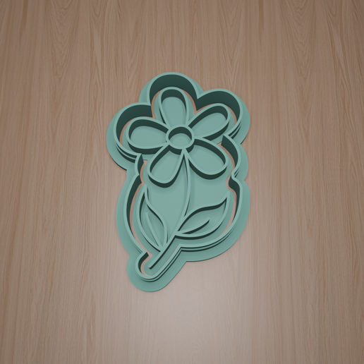 Simple Flower cookie cutter