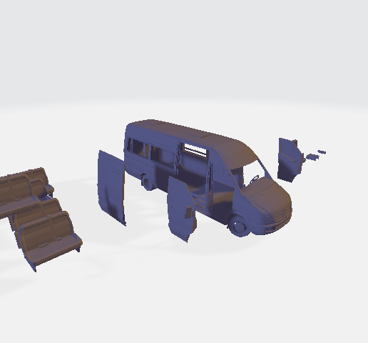 Archivo STL mercedes sprinter 🚗 ・Plan de impresión en 3D para descargar ...