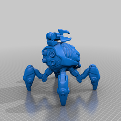 ArachnotronBeefyLegs.png Free 3D file Arachnotron (Thicker Legs) | DOOM Eternal Toy Collectible・3D printable model to download