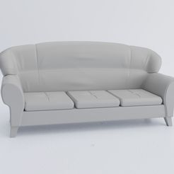 01.jpg STL file Stylized Sofa・Design to download and 3D print
