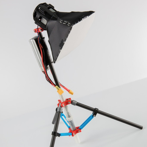 3D print foldable photography light
