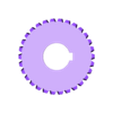 CD65İ30WSGK1_G.stl Worm Gear - Center D. 65 mm - Ratio 25 & 30 - Worm with Shaft