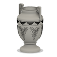 Amphore_v51 v22-m7.png amphora greek cup vessel vase v51 for 3d print and cnc