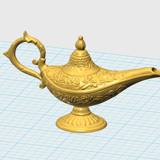 Aladdin Magic Lamp - 3D model önizlemesi