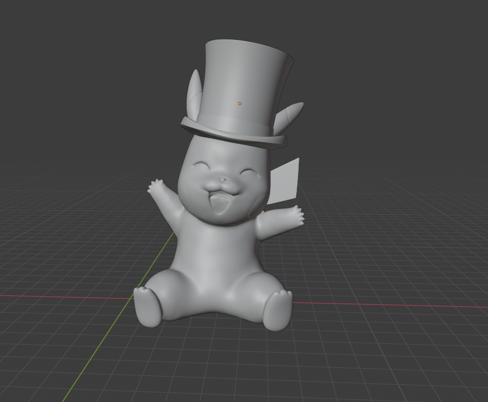 Free STL file Top Hat Pikachu・3D printable model to download・Cults