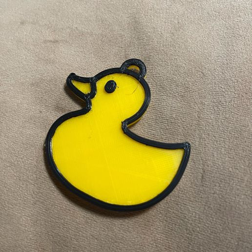 Duck.jpg Rubber Ducky Keychain