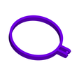 50mmOuterDiameterWineBottleRing3DPrintImage.png Etiqueta de regalo para botella de vino - Home Sweet Home