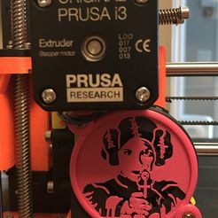 IMG_3957.JPG Front fan cover for Prusa Mk2s I3 Princess Leia :) Star wars