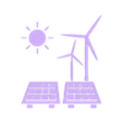 ImageToStl.com_noun-81668.stl renewable energy pictogram