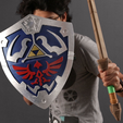 2.png Free STL file Link's Hylian Shield・3D printable object to download, Adafruit