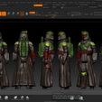 ScreenShot1197.jpg 星球大战.STL THE MANDALORIAN, Boba Fett OBJ.肯纳式动作人偶。