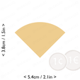1-4_of_pie~1.5in-cm-inch-cookie.png Slice (1∕4) of Pie Cookie Cutter 1.5in / 3.8cm