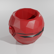 low-2.png Lowpoly And Normal Version of Pokeball penstand / Vase Collection