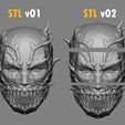 deadpool_venom_mask_011.jpg Deadpool x Venom Mask Cosplay Halloween STL File