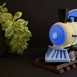 007.jpg CUTE LOCOMOTIVE LAMP - NO SUPPORTS NEEDED - PRUSA MINI COMPATIBLE