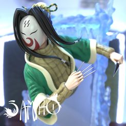 GumroadThumb.jpg 3D file Samiho Studios - Haku Crystal Mirror: STLs ready for printing・Template to download and 3D print
