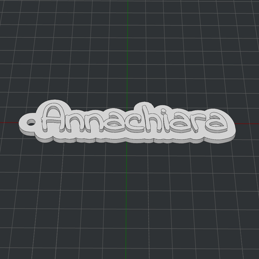 Keychain Annachiara 3D model