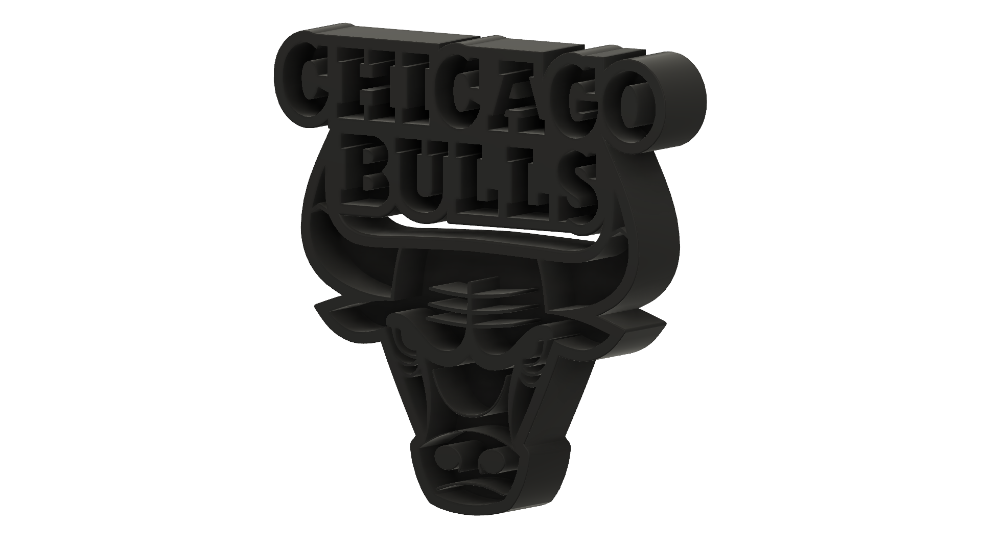 Chicago-Bulls-Logo-Frame-v1.png STL file Chicago Bulls NBA Logo Stand 2 version・Model to download and 3D print, Upcrid