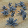 Agave.jpg Archivo 3D 5 AGAVEPLANTS PARA TERRENO DIORAMA SOBREMESA 1/35 1/24・Modelo para descargar y imprimir en 3D