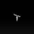 VXFGVSDFGS.jpg Pendente Bird Letter T Modelo de impressão 3D