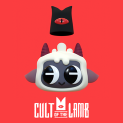 Cult of the lamb - PNG Transparent Digital Download File for