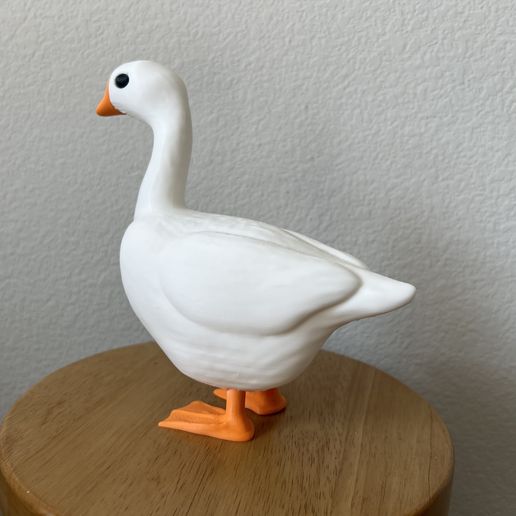 IMG_6972.jpeg 8inch Porch Goose, Desk Goose, Companion Buddy, Outdoor & Indoor statue, Yard Art, Cute and Funny Goose Gift - COMMERCIAL LICENSE!!