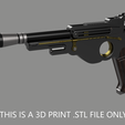 Star_Wars_-_Mandalorian_IB-94_Blaster_Pistol_4_3_Left_Side_1_Marked.png Mandalorian IB-94 Blaster Pistol - 3D Print .STL File