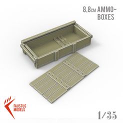 21.jpg 8.8cm Flak Ammo Crates 3d-print
