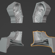 model.png Clint Sculpture & 4 Piece Mold