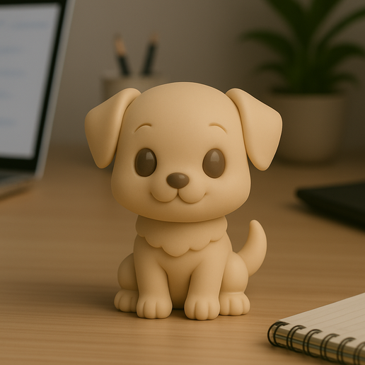 Cute Dog - Kawaii Animals Collection 3D model