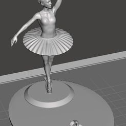 Bailarina1.jpg Archivo STL gratis Soporte para móvil Ballet Dancer・Diseño por impresión en 3D para descargar