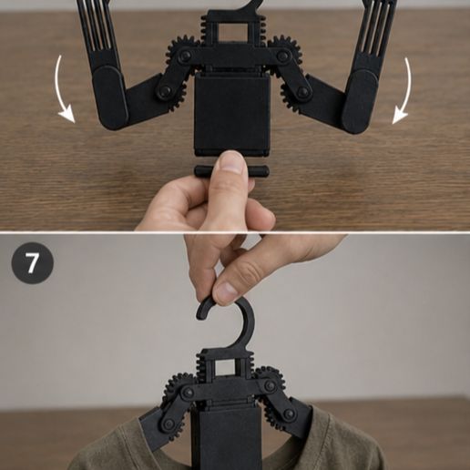 🧞‍♂️ Clothes Rack・ STL File for 3D printing・Cults