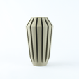 LSTL0065_Dream_4.png The Dream Modern Ribbed Vase STL File: 3D Print Home Decor (Digital Download)