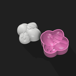 Bee-STL-file-for-vacuum-forming-and-3D-printing_1.png Bee Bath Bomb Mold STL files
