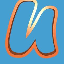 WhatsApp-Image-2021-03-22-at-9.49.24-PM.jpeg STL-Datei makeit alphabet u cookie cutter kostenlos・3D-druckbares Objekt zum herunterladen
