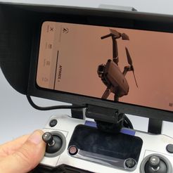 CIMG2353.JPG Free 3D file Mavic Sun Shade for iPhone and PolarPro Mount・Template to download and 3D print