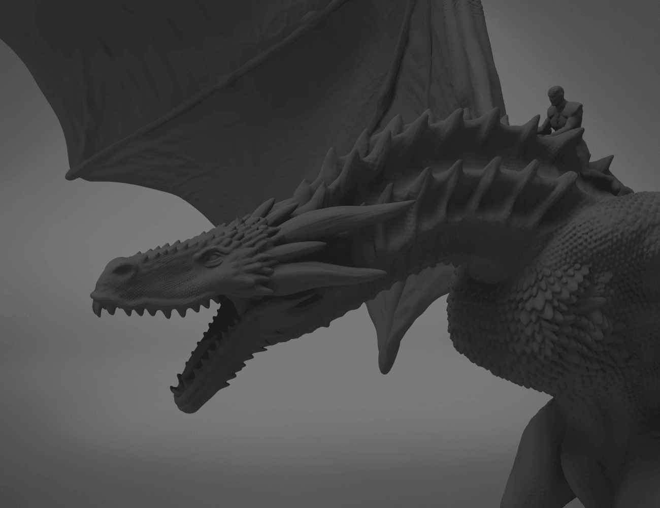 got-dragon1-detail 4.353.png Descargar archivo Dragón Lámpara GoT • Diseño imprimible en 3D, 3D-mon