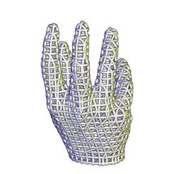 2 Hand_v2.jpg Archivo STL teléfono de mano estilo voronoi・Diseño de impresión en 3D para descargar